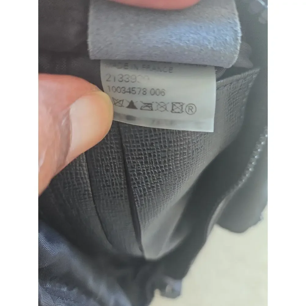 LONGCHAMP BLUE NYLON CROSSBODY BELT WAIST FANNY PACK BAG